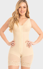 Mid Thigh Shaper with Bra F0029