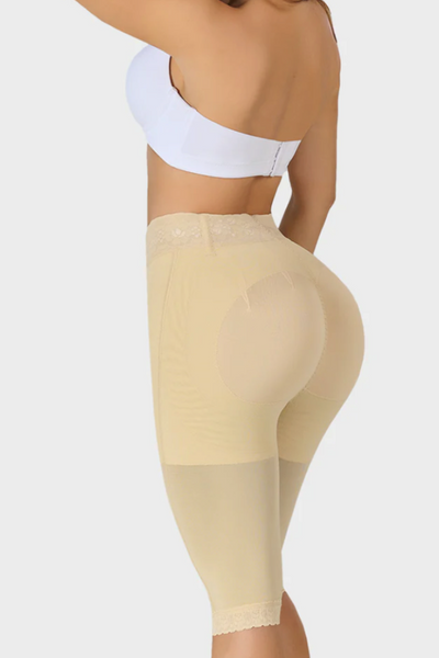 High Waisted Butt Lifting Shorts Long Leg 0323