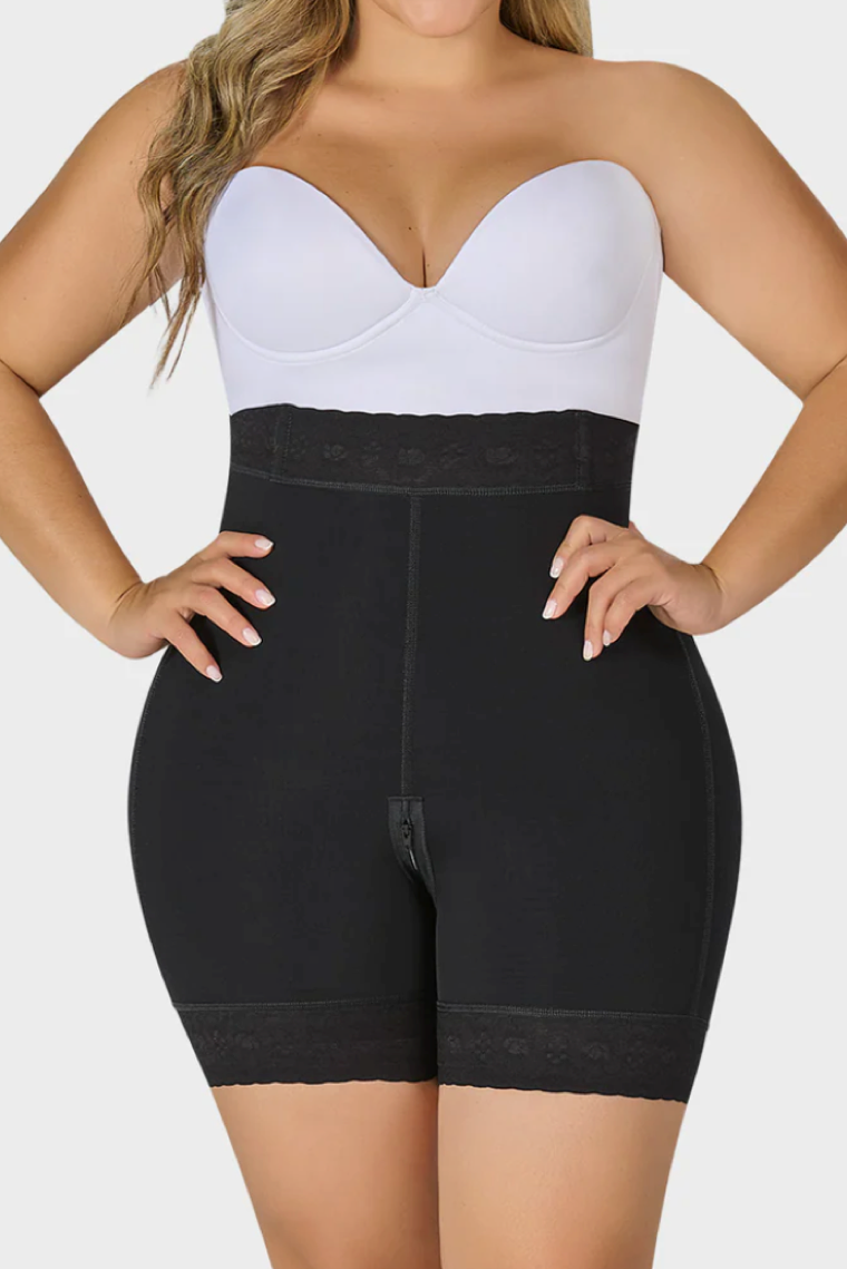 Very High Waisted Butt Lifting Shorts 0327