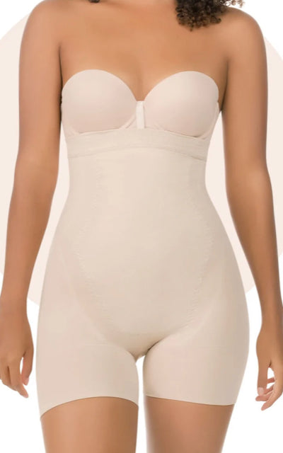 Seamless Strapless Mid-Thigh Shaper 1588